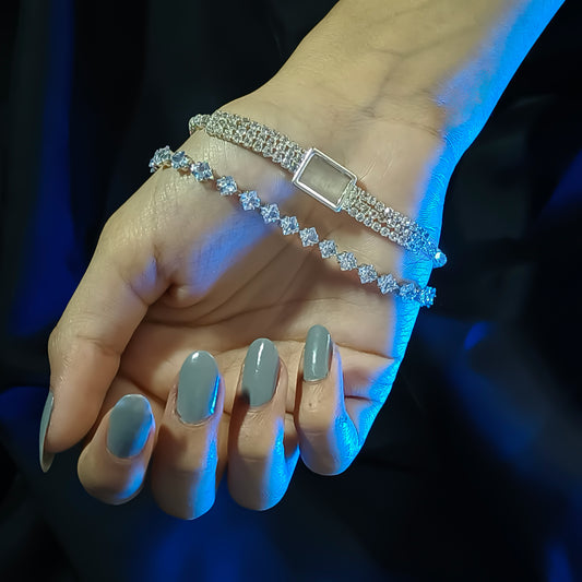 Oxidized Silver Bracelet – Ethnic Boho Style for Her