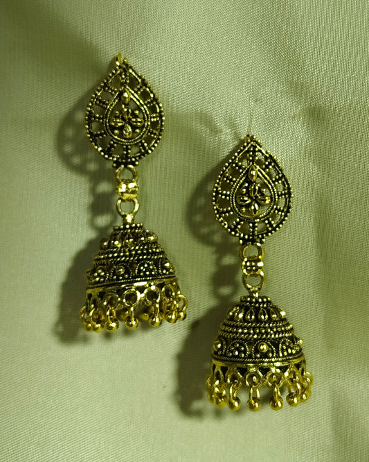 Gold-Plated Hoop Earrings